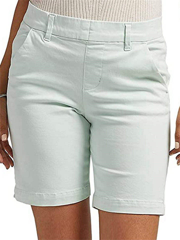Women's Leisure Slim Fit Stretchy Summer Shorts