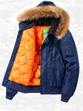 Men's Winter Thickened Warm Hooded Coat