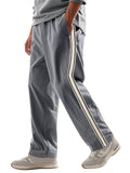 Men's American-style Simple Striped Casual Corduroy Sports Trousers