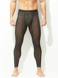Men's Quick Dry See-Through Sheer Bodybuilding Leggings