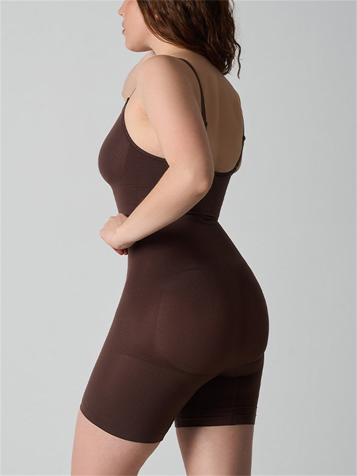 Women's Seamless Shapewear Tummy Control Bodysuit Butt Lifter Jumpsuit