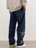 Men's Casual Retro High Street Stars Print Pants