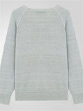 Men's Autumn Urban Style Gray Solid Color Long Sleeve Sweaters