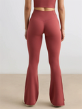 Women's High Waist Flared Leggings Yoga Pants