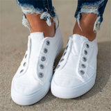 Women's Casual Simple Large Size Canvas Shoes