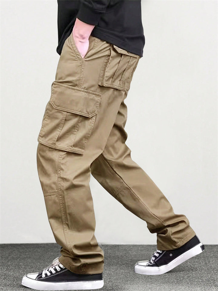 Mens High Street Multi Pocket Casual Workwear Cargo Pants