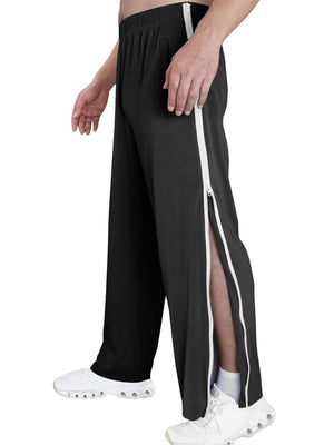 Personalized Side Zipper Elastic Waist Basketball Pants for Men