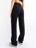 Women's Slim Fit Elastic Business Casual Trousers