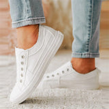 Women's Casual Simple Large Size Canvas Shoes