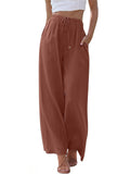 Yoga Fitness Cozy Loose Straight-Leg Pants for Women