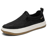 Men's Solid Color Casual Non-slip Slip-Ons Wedges Shoes