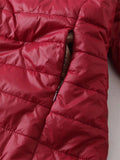 Women's Windproof Warm Plush Zip Up Hooded Coat