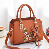 Delicate Elegant Floral Embroidery Handbags for Ladies