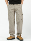 ‌Mens Autumn Casual Outdoor Cargo Trousers with Multiple Pockets‌