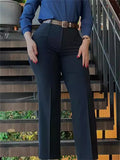 Autumn Casual High-Waist Straight-Leg Casual Pants for Women