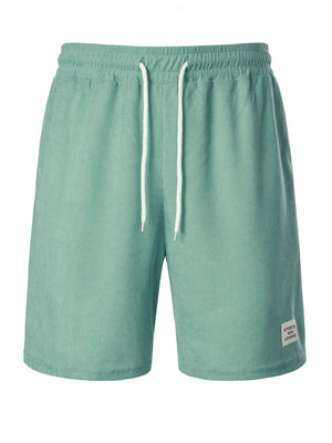 Macaron Color Casual Corduroy Shorts for Men