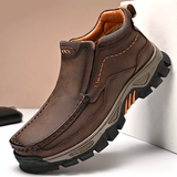 Men's PU Leather Outdoor Comfortable Non-Slip Casual High-Top Boots
