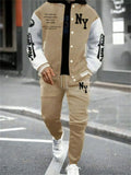 Men's Cool Hooded Jacket and Jogger Pants Sport Set