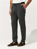 ‌Men's Cotton Blend Casual Drawstring Jogger Trousers with Pockets‌