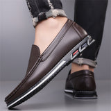 Men's Solid Color Casual Slip-ons Flats Shoes