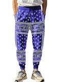 Casual Mens' Print Elastic Waist Drawstring Jogger Pants
