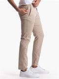 Men's Fashionable Mid-Rise Slim Fit Trousers