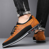 Men's Casual PU Leather Flats Work Loafer Shoes