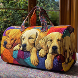 Labrador Dog Pattern Weekender Duffle Bag