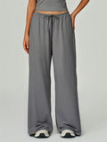 Women's Comfy Loose Fit Drape Pants with Drawstring Waist and Pockets