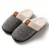 Comfortable Fleece Lined Home Slippers for Women Men