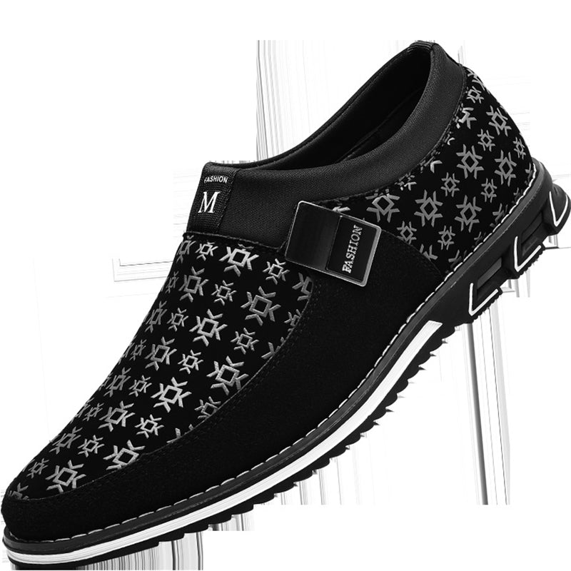Men's Street Geometry Pattern Casual Slip-ons Shoes