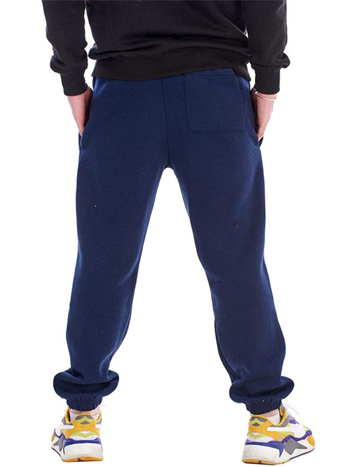 Winter Comfortable Plush Loose-fitting Men's Sports Pants