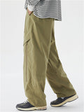 Men's Plus Size Casual Drawstring Ankle-Tied Cargo Pants
