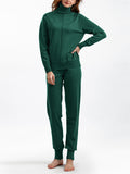 Winter Home Turtleneck Knit Sweater + Sweatpants
