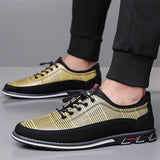 Men's Trendy Casual Striped Lace Up Slip-ons Flats Shoes