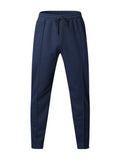 Men's Spring Solid Color Loose Drawstring Sweatpants