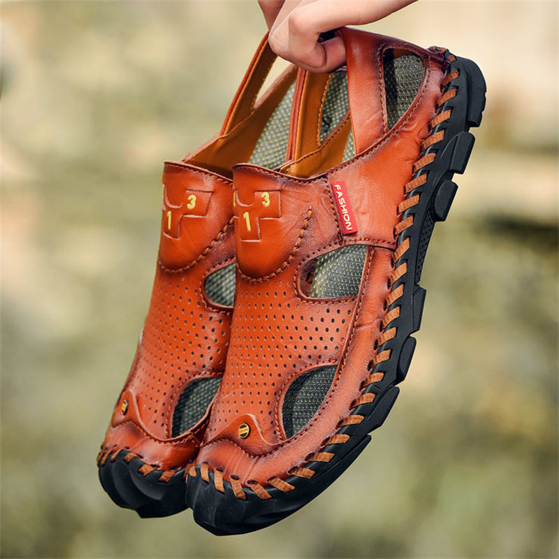 Men's Summer Soft Sole Anti Slip Hollow Out Fishing Sandals