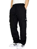 Men's Sports Style Cozy Loose Multi-Pocket Cargo Pants