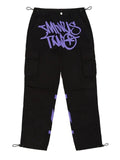 Men's Exaggerated Letter Print Hip-Hop Straight Leg Pants