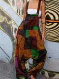 Women's Summer Street Hip-hop Style Sleeveless Print Jumpsuit