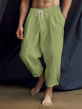 Men's Solid Color Comfortable Daily Beach Pants