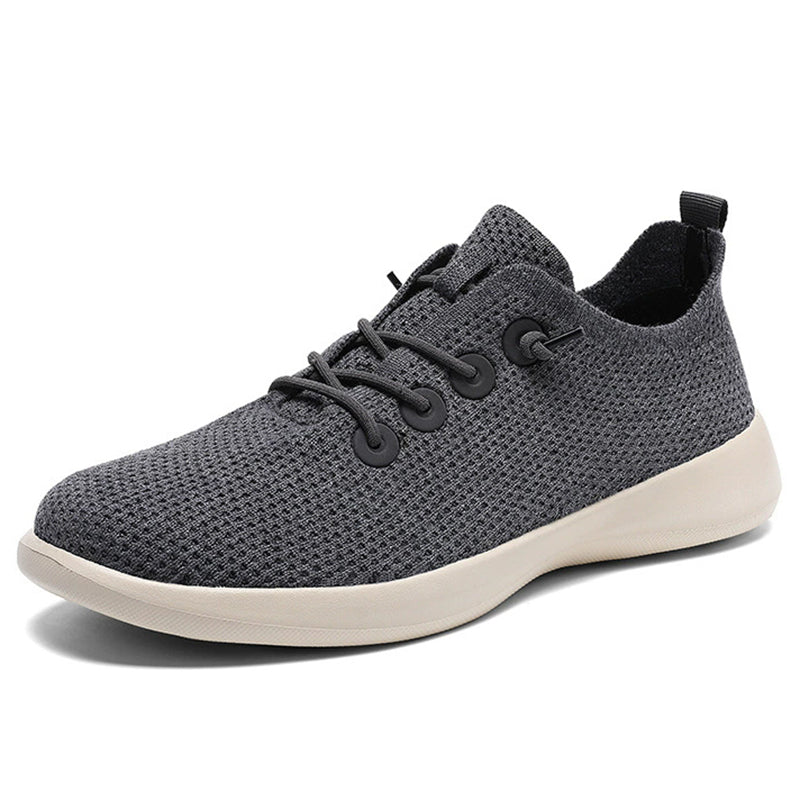 Men's Casual LightWeight Solid Color Mesh Slip-Ons Flats Shoes