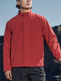 Men's Autumn Stand Collar Lightweight Water Repellent Outdoor Jackets