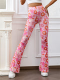 Female Boho High Waisted Flare Forbidden Pants