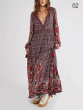 Women's Beach Holiday Boho Style Printed Dress