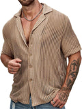 Men's Summer Sexy See-Through Shirts