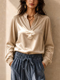 Women Corduroy Henley Shirt Button Down Long Sleeve Shirt