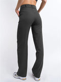 Women's Slim Fit Elastic Business Casual Trousers