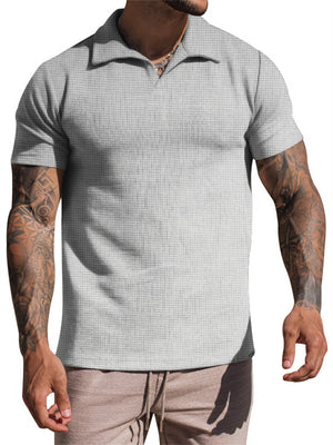 Short Sleeve Mens Waffle Shirts