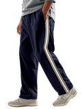 Autumn Corduroy Side Striped Sports Trousers for Men Casual Fashion Loose Fit